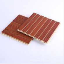 Preço de fábrica painel de ripas de madeira painéis de absorção de som painéis de madeira interior